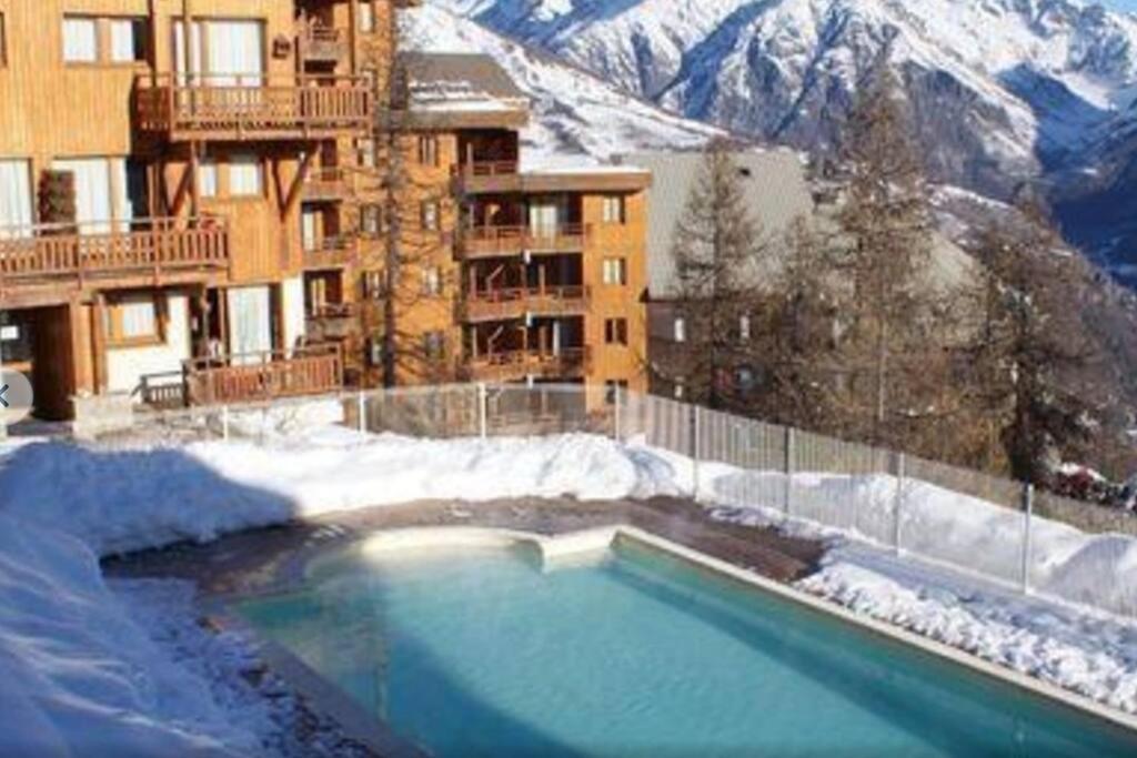 Chalet 4 Pers. Piscine Et Literie Toute Neuve. Puy-Saint-Vincent Buitenkant foto