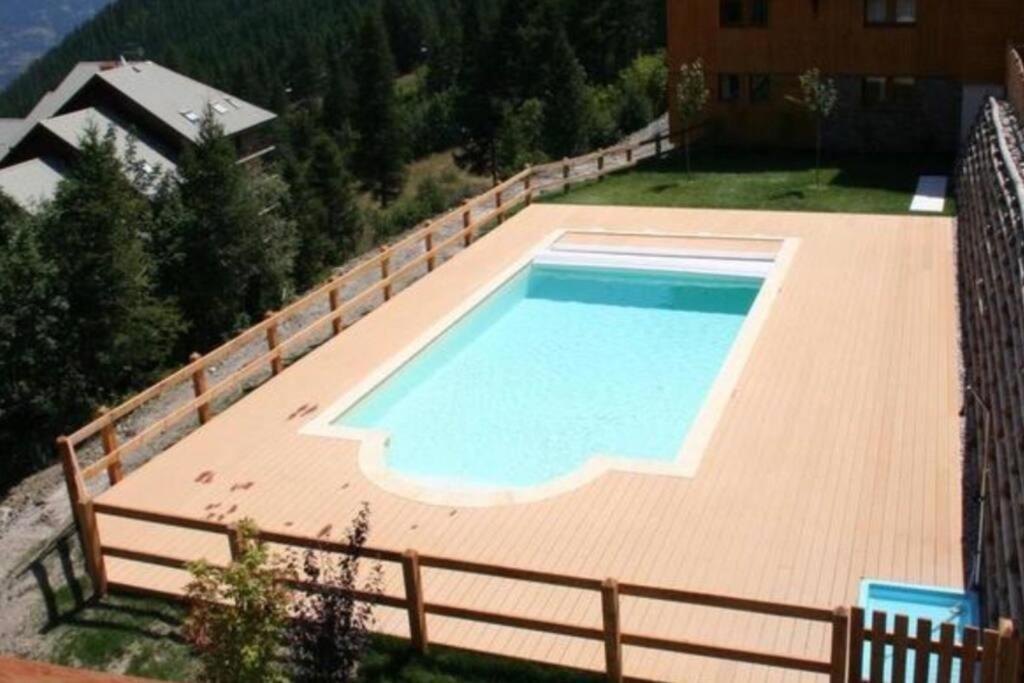 Chalet 4 Pers. Piscine Et Literie Toute Neuve. Puy-Saint-Vincent Buitenkant foto