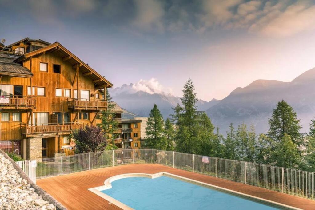 Chalet 4 Pers. Piscine Et Literie Toute Neuve. Puy-Saint-Vincent Buitenkant foto